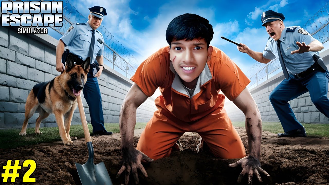 👮‍♂️ Police Caught Me Escaping Prison ◾ Prison Escape Simulater Gameplay #2