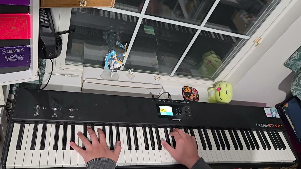 asleep beneath the pale moon's glow (nod krai relaxing piano improv)