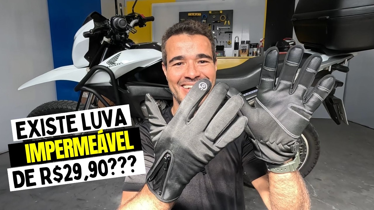 COMPREI UMA LUVA BARATA E IMPERMEÁVEL - VALEU A PENA?