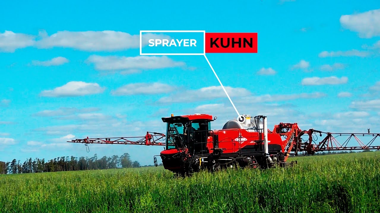 Sprayer Kuhn in action Mosquito Pulverizador Fumigando