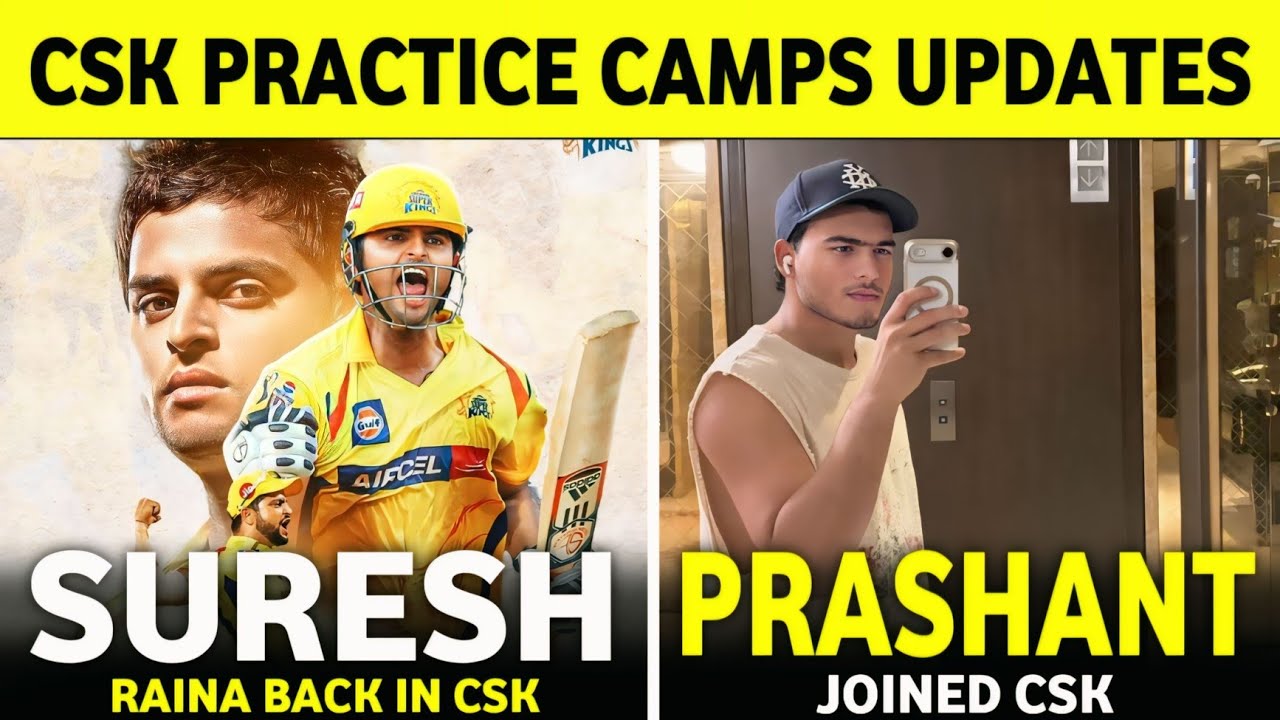 IPL 2026 : Prashant Veer Join CSK | Suresh Raina Back in Csk IPL 2026 | Csk News Today || 