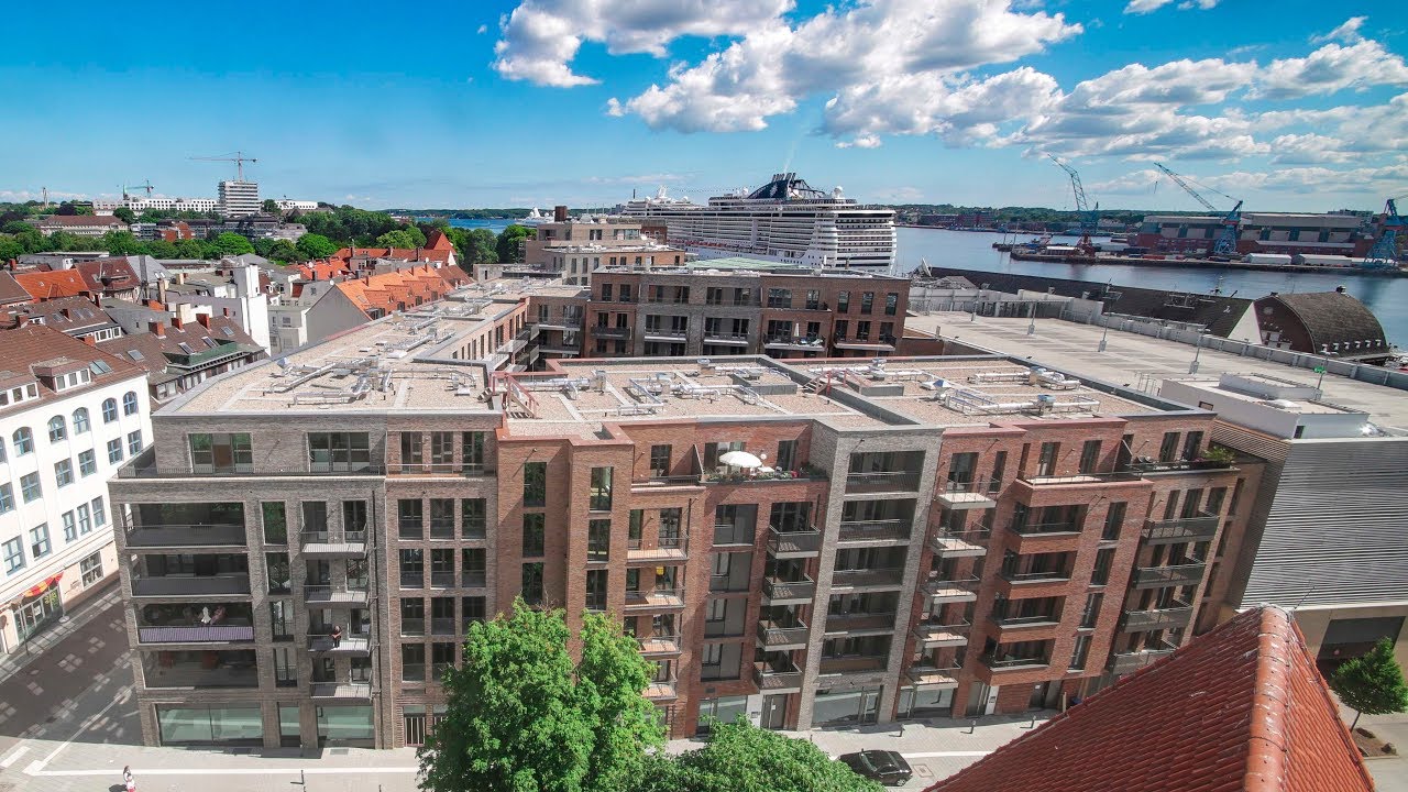 Baudokumentation Kiel: SQK Schlossquartier Kiel (Zeitraffer Wohngebäude)
