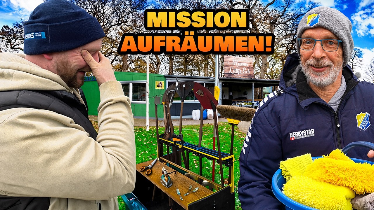 Verkaufsstand & Werkzeugwagen 🔧⚽ | Heute wird angepackt
