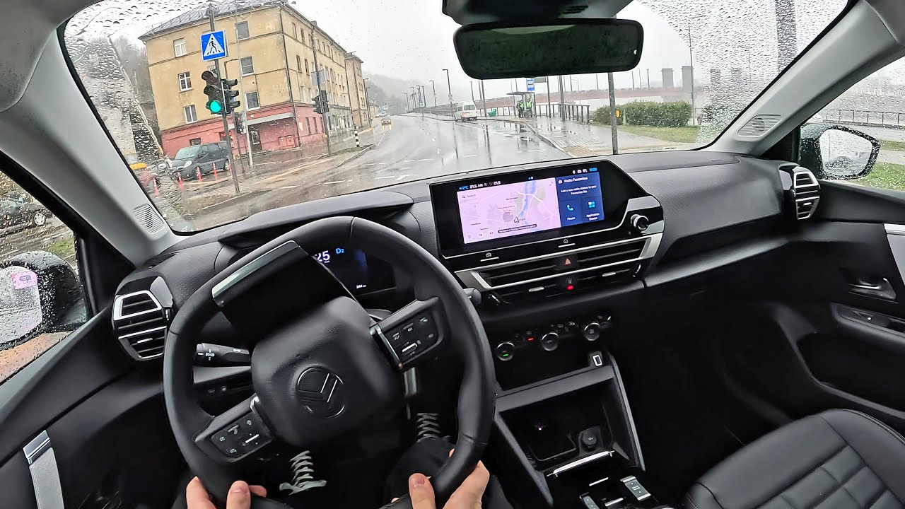 Rainy Day Drive – 2025 Citroën C4 MAX AT 1.2L POV Test | 130hp in Real Conditions