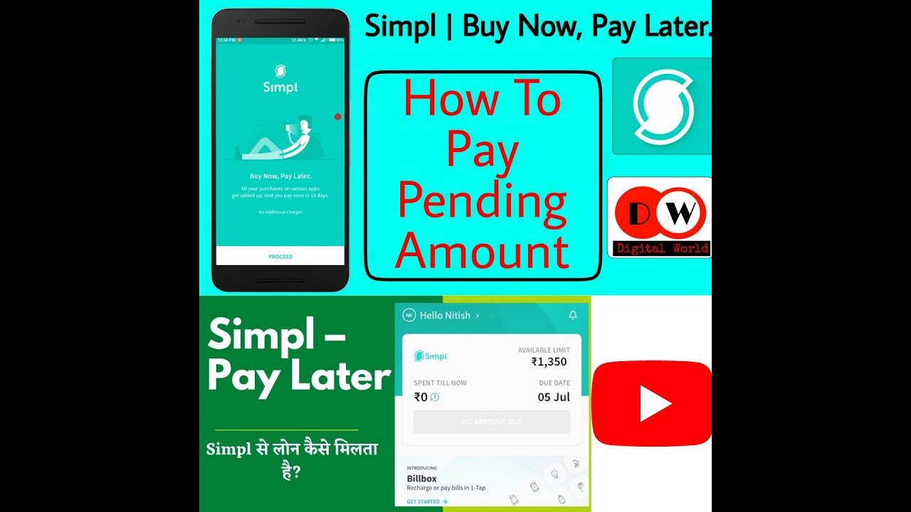 How To Use Simpl-Pay later app || Order Now pay later !! 😍🔥