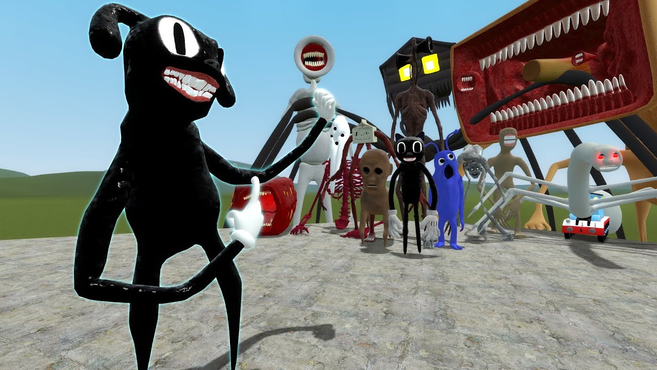 NEW CARTOON DOG VS TREVOR HENDERSON CREATURES!! Garry's Mod