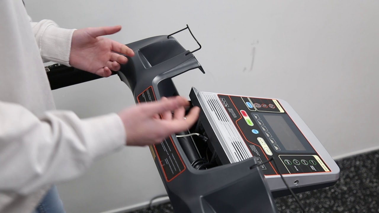 JLL S300 Folding Treadmill - Monitor Assembly Stage