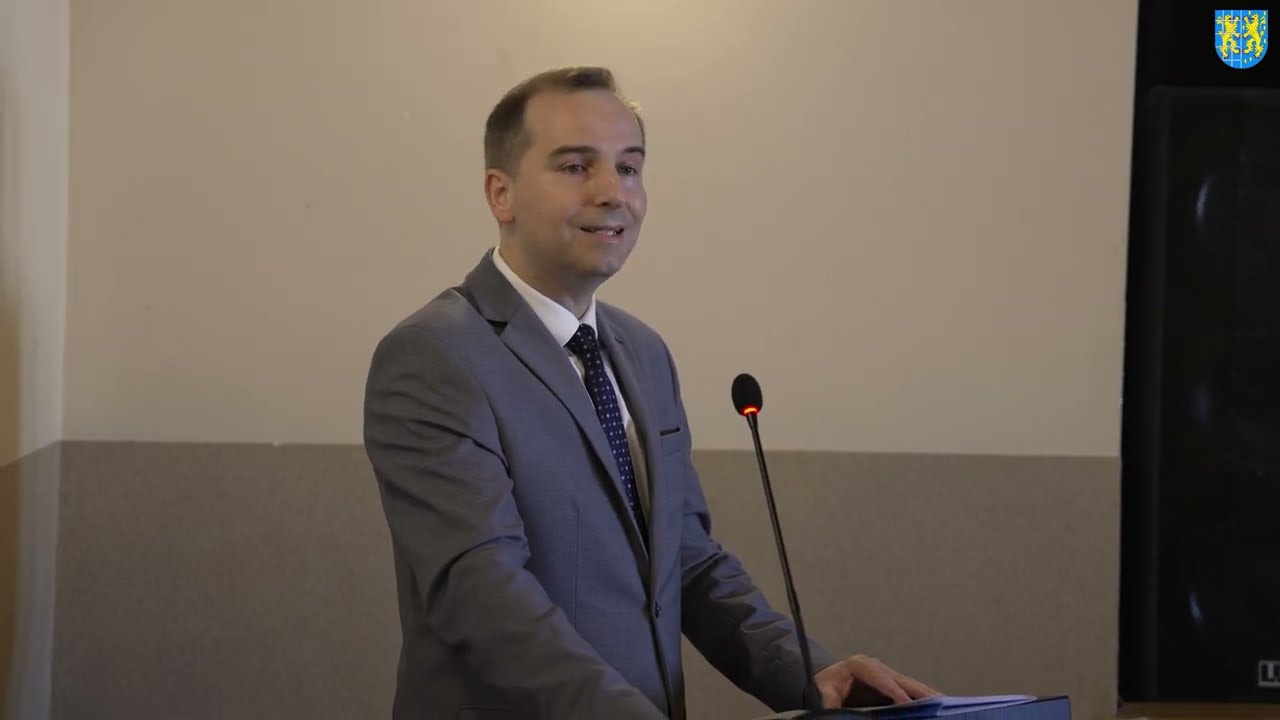 Burmistrz Marcin Czerniec przemówienie po nadaniu tytułu Honorowego Obywatela Kamieńca Ząbkowickiego