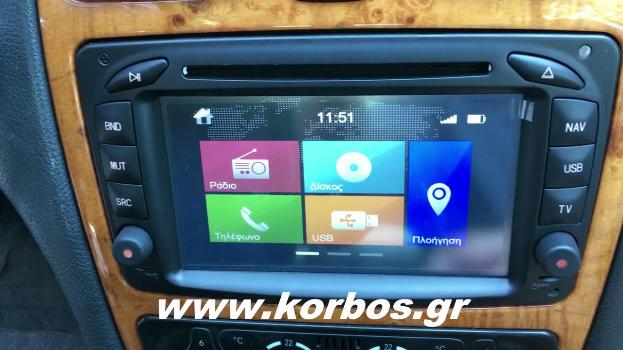 Mercedes Clk ΟΘΟΝΗ DYNAVIN N6 MC2000 www.korbos.gr