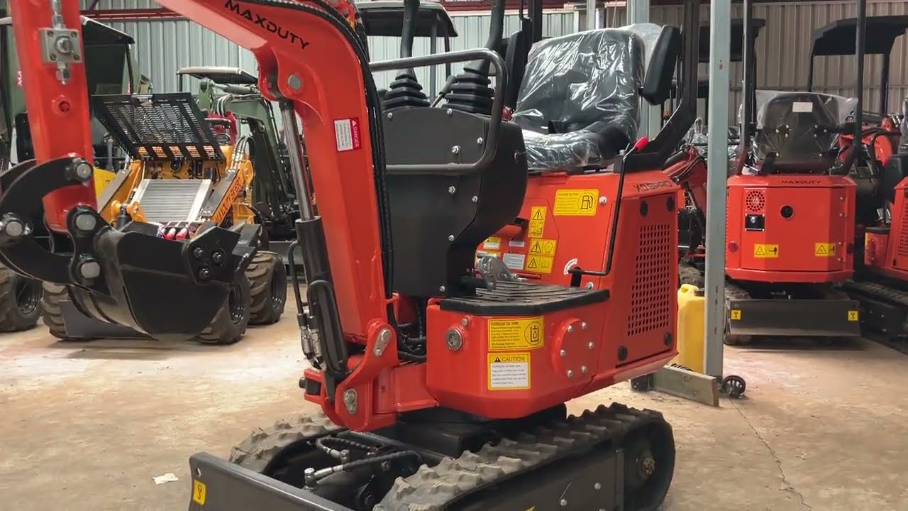 MAXDUTY X0.8 PRO MINI EXCAVATOR - Walkaround