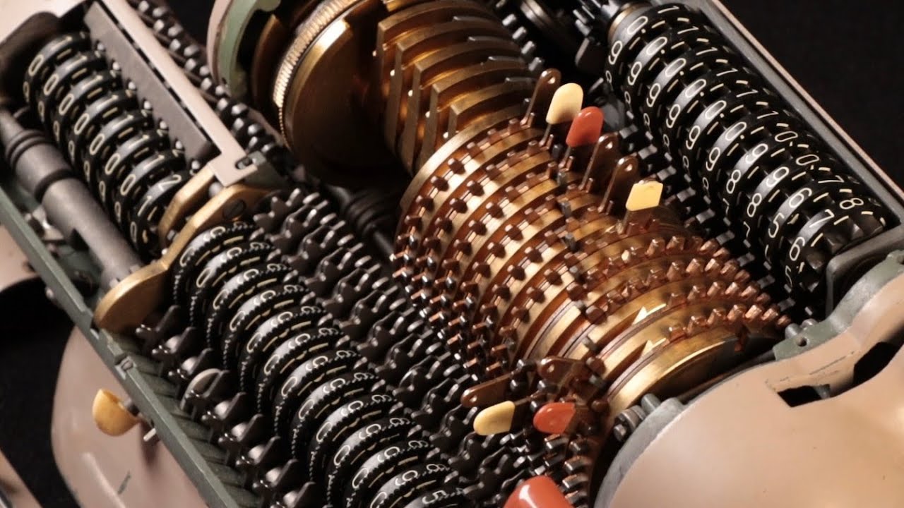 Inside Walther WSR 160 Mechanical Calculator