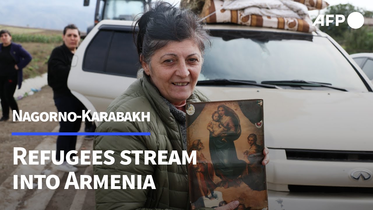 Nagorno-Karabakh refugees speak after evacuation | AFP