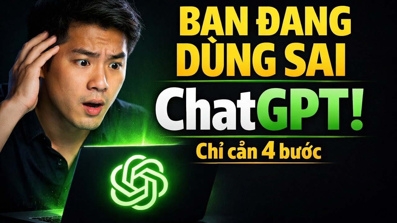 90% Người Mới Đang Dùng Sai ChatGPT (Công Thức 4 Bước Hiệu Quả)