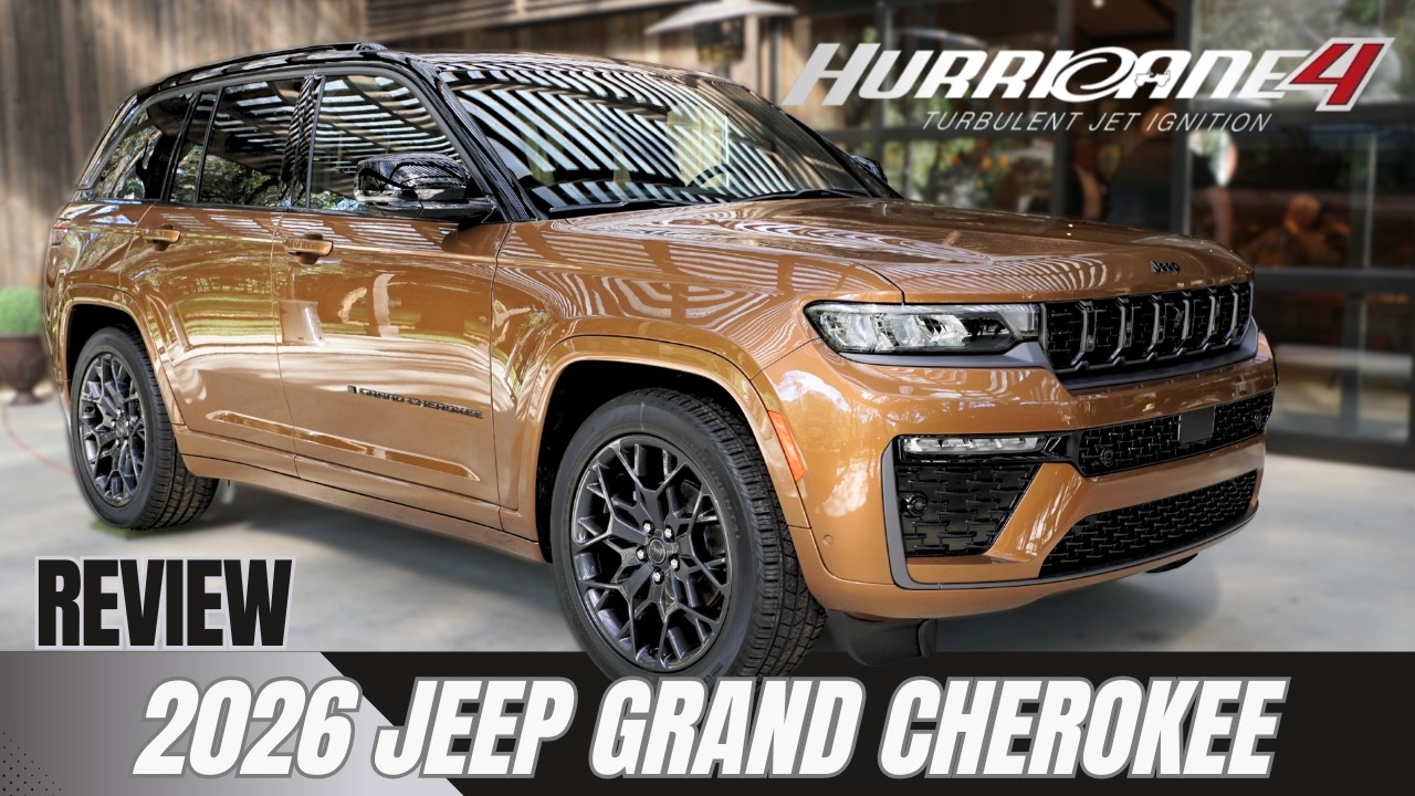 Jeep Grand Cherokee 2026 года получит 4-цилиндровый двигатель | Hurricane 4 | Полный обзор тест-д...