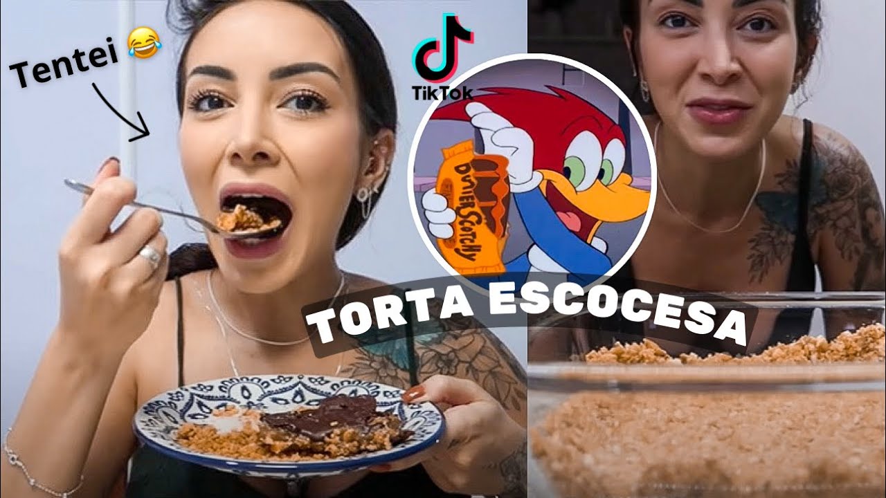 TENTEI FAZER A TORTA DE MANTEIGA ESCOCESA DO PICA PAU
