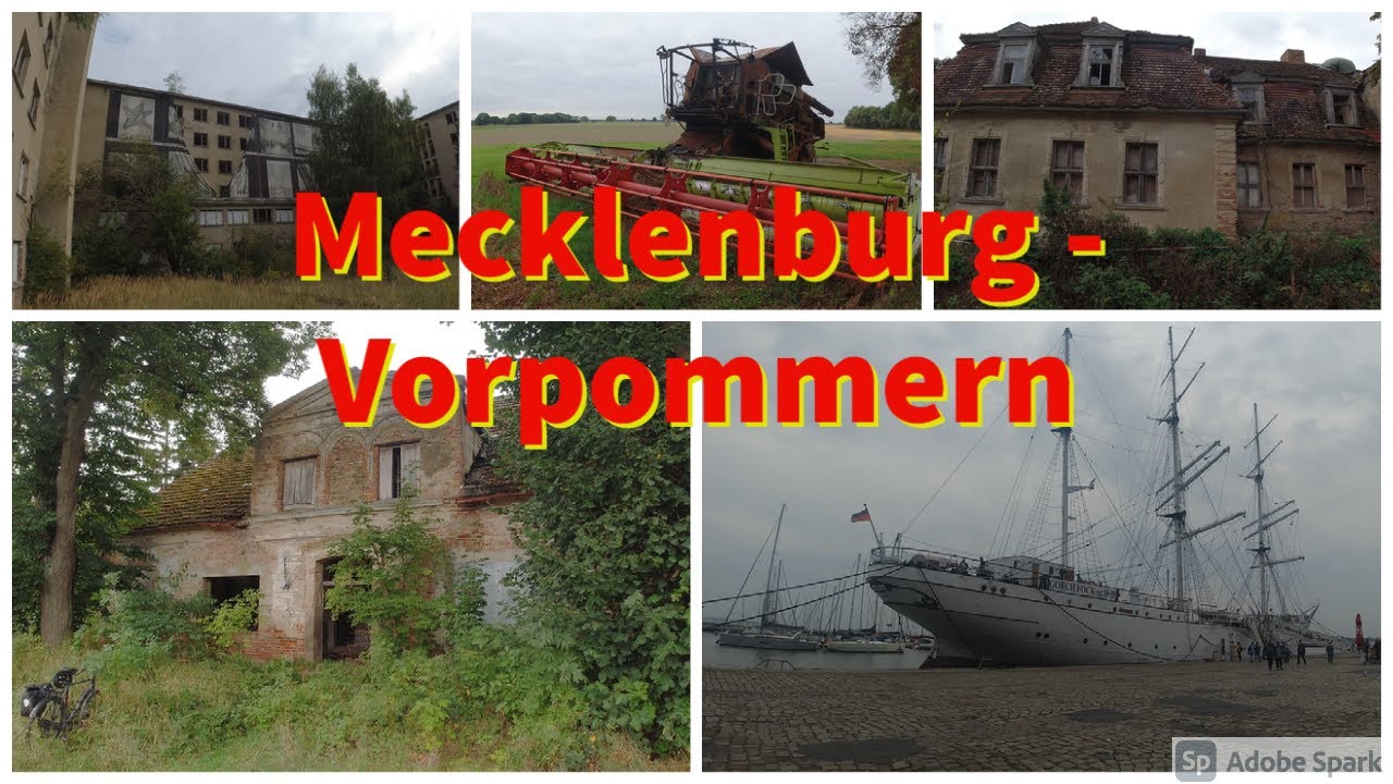 Lost Place Mecklenburg - Mähdrescher-Brand, Prora, Gorch Fock, Gutshäuser, LPG-Hof