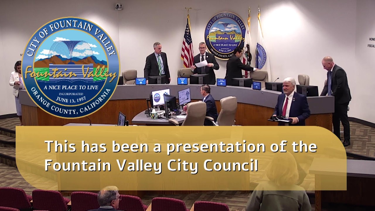 Fountain Valley Council Meeting 1-20-2026