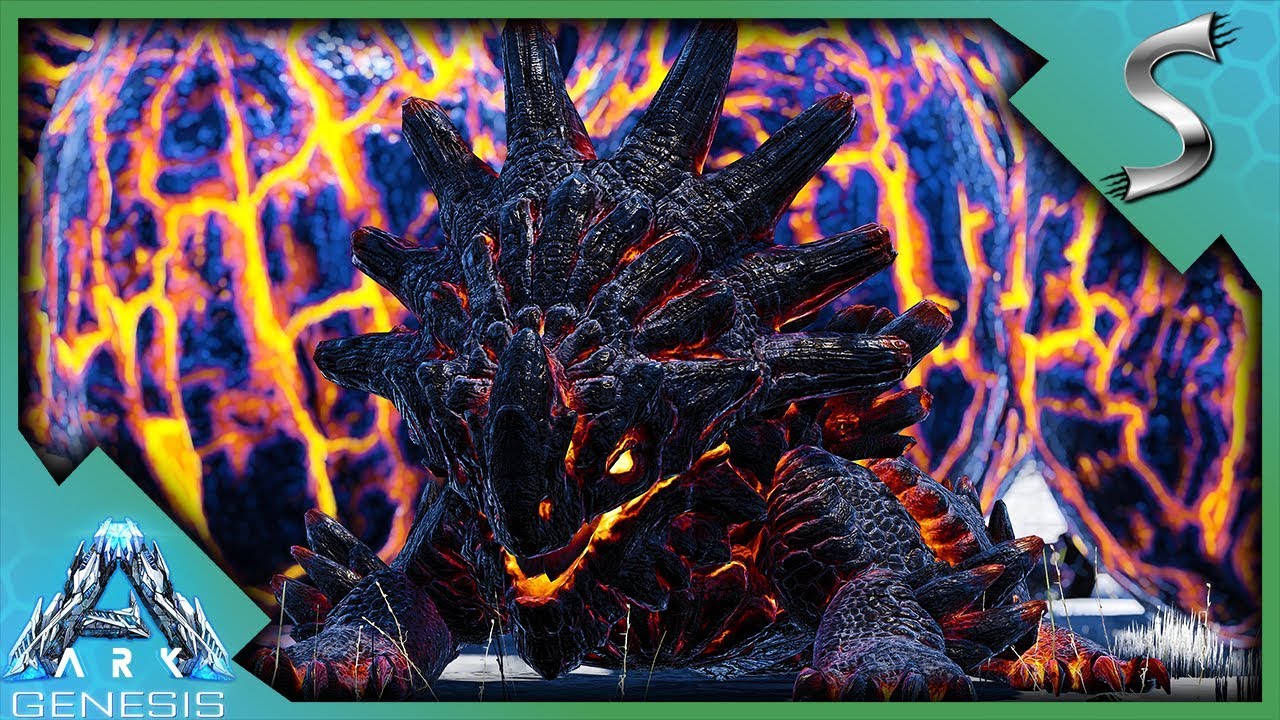 STEALING HIGH LEVEL MAGMASAUR EGGS WITH MY MAGMASAUR! - Ark: Genesis [DLC Gameplay E23]