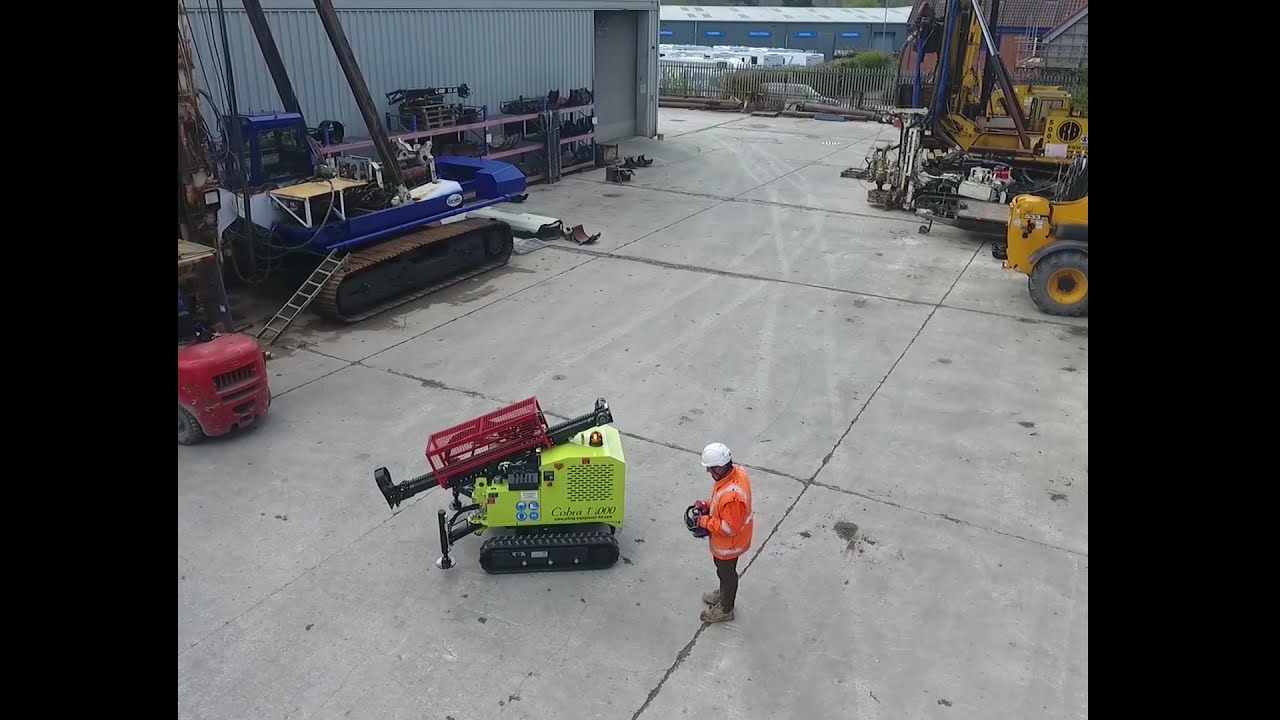 Cobra T1000 Custom Built Mini Piling Rig