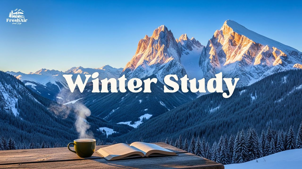 Winter Coffee Shop ☕ Instrumental Folk for Focus & Work