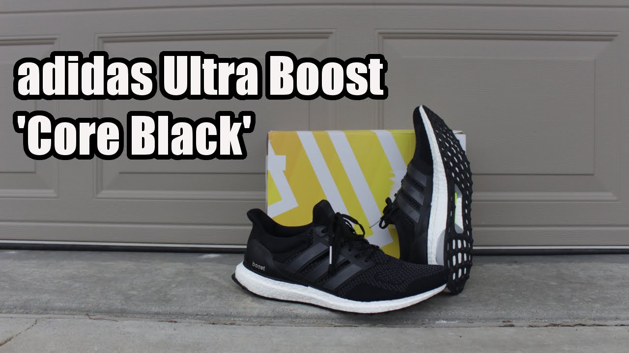 adidas Ultra Boost 1.0 Core Black W/ On Foot