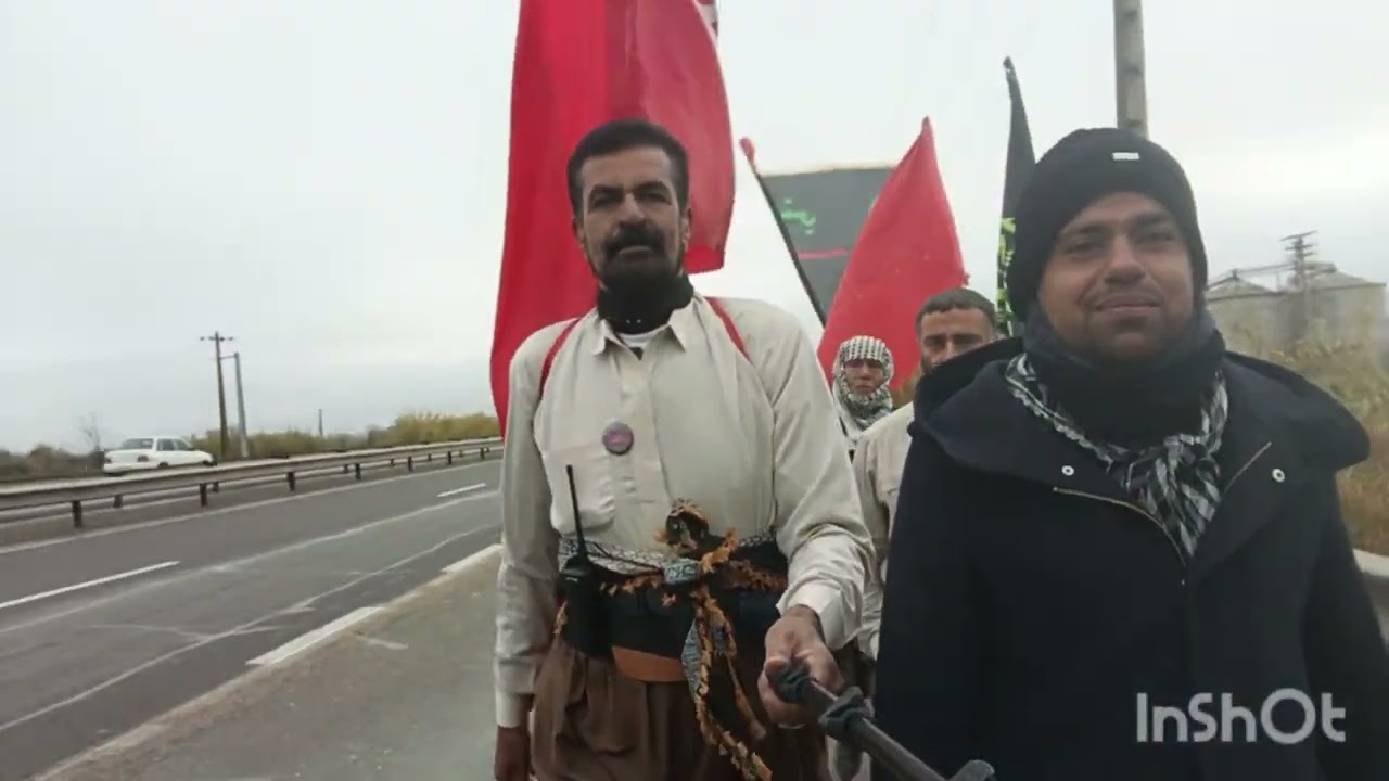 قافلة جعفر طيار ع مشاية الامام الرضا عليه السلام في گالولا