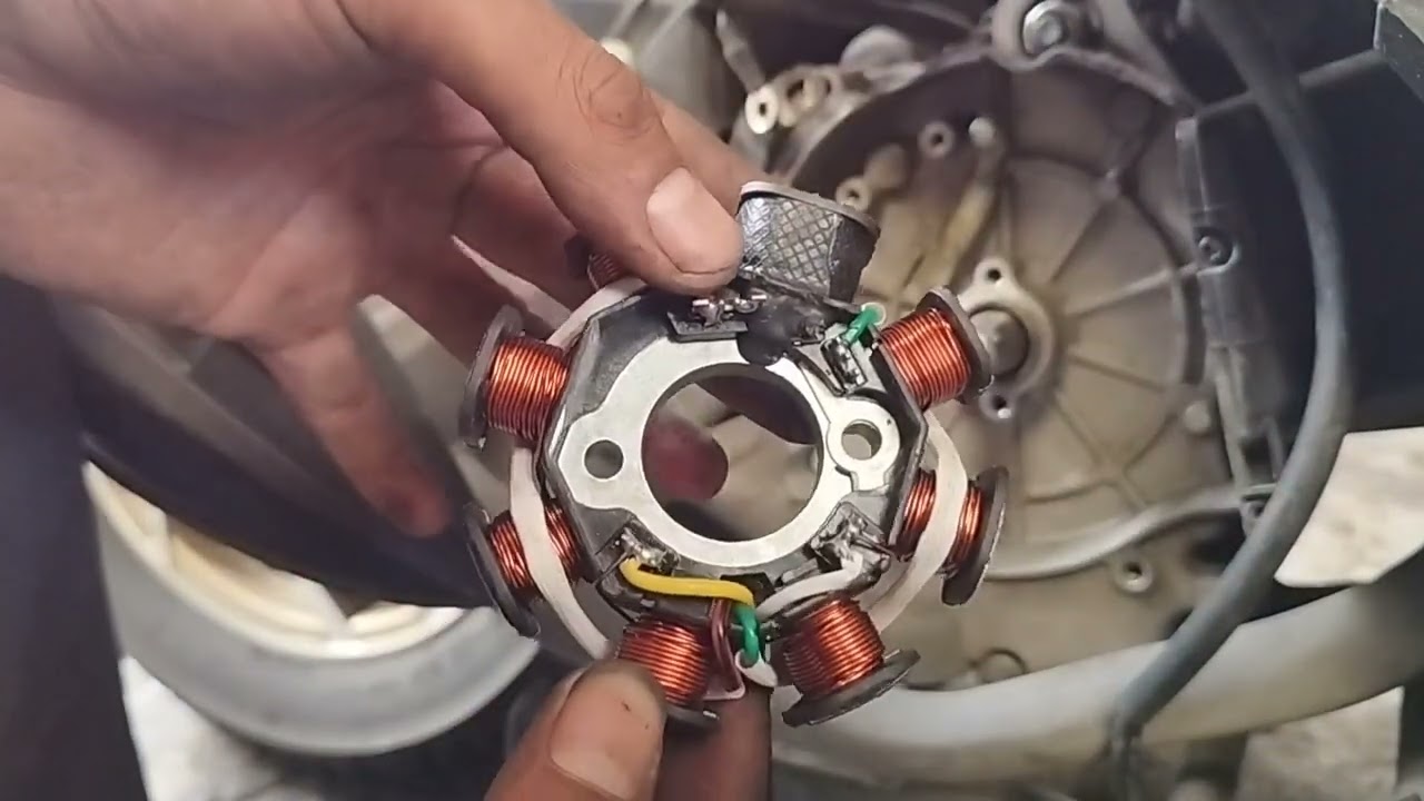 Cómo cambiar estator de motoneta, te enseño fácil y rápido.