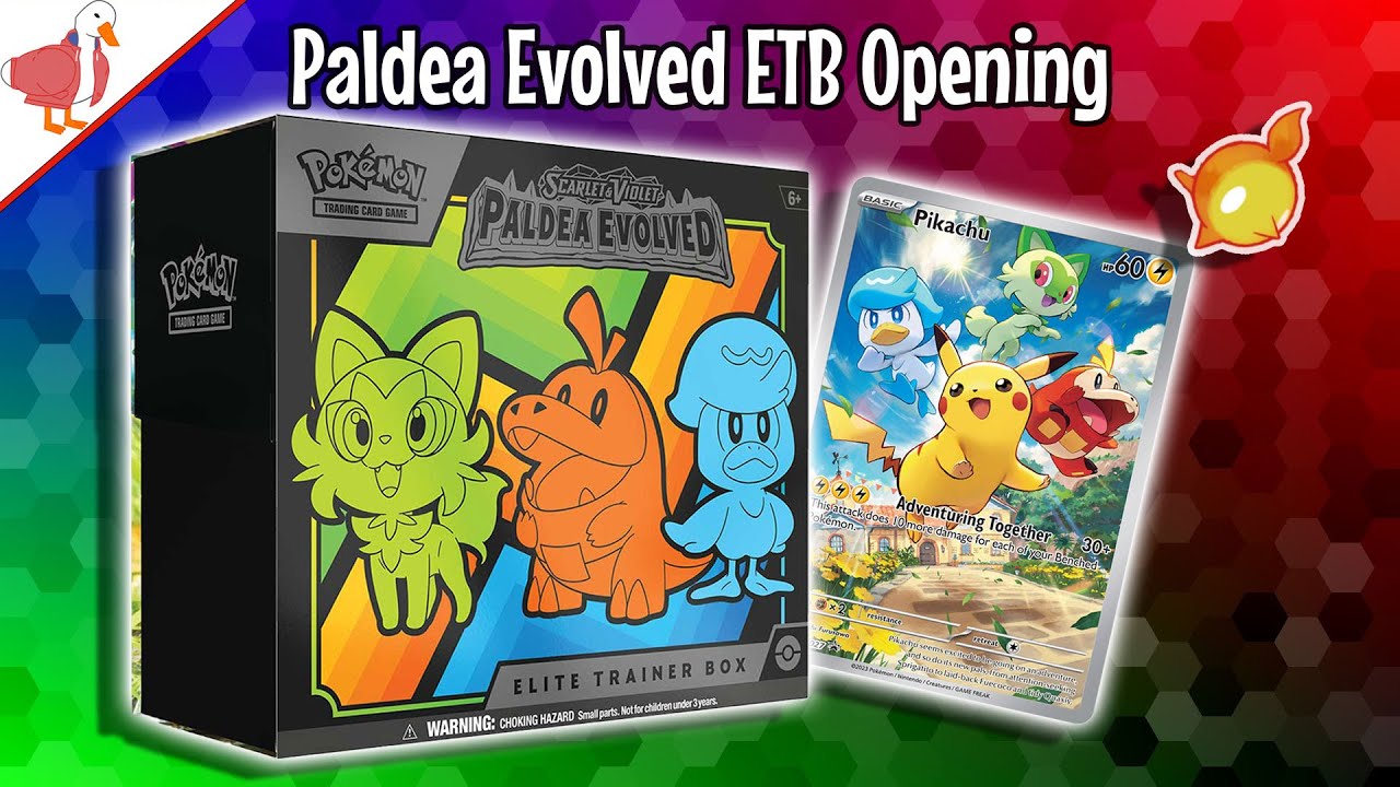 Paldea Evolved Elite Trainer Box Opening (Skeledirge + LUCK)