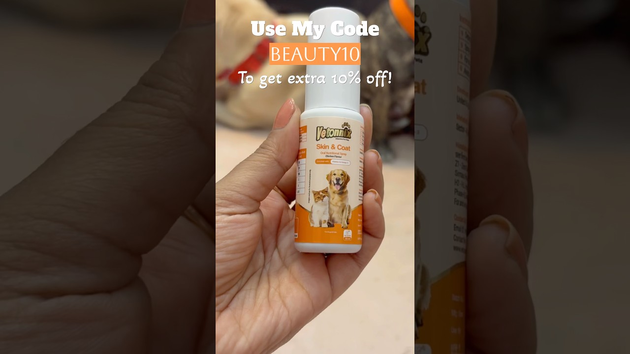 World’s First oral Spray for our pets!| Vetonnix skin & coat spray  