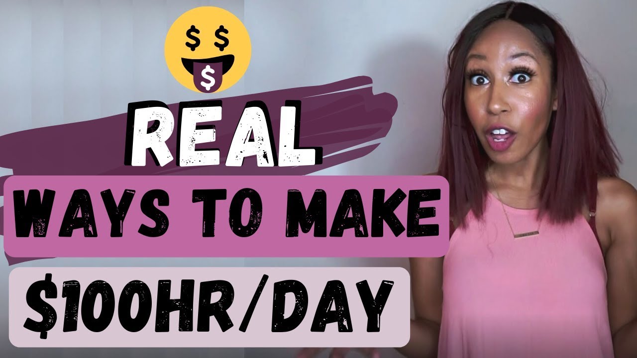 Ways I make $100 an hour!