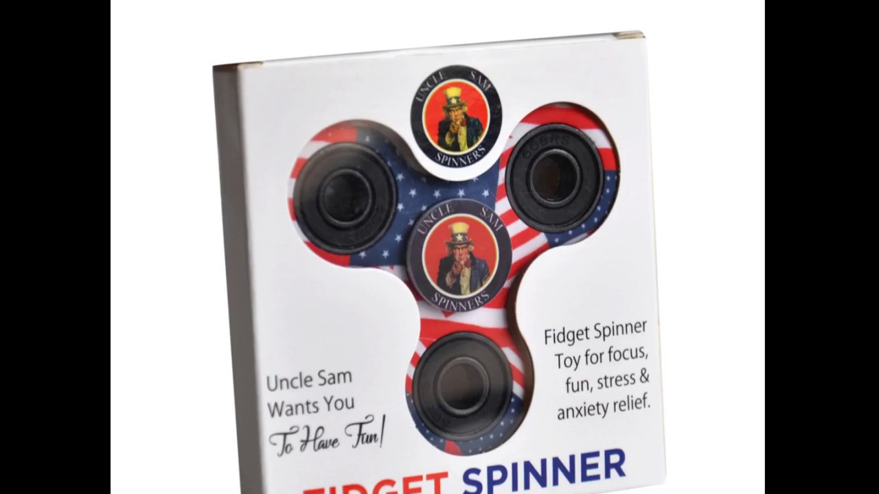 Fidget Spinner Uncle Sam USA Flag