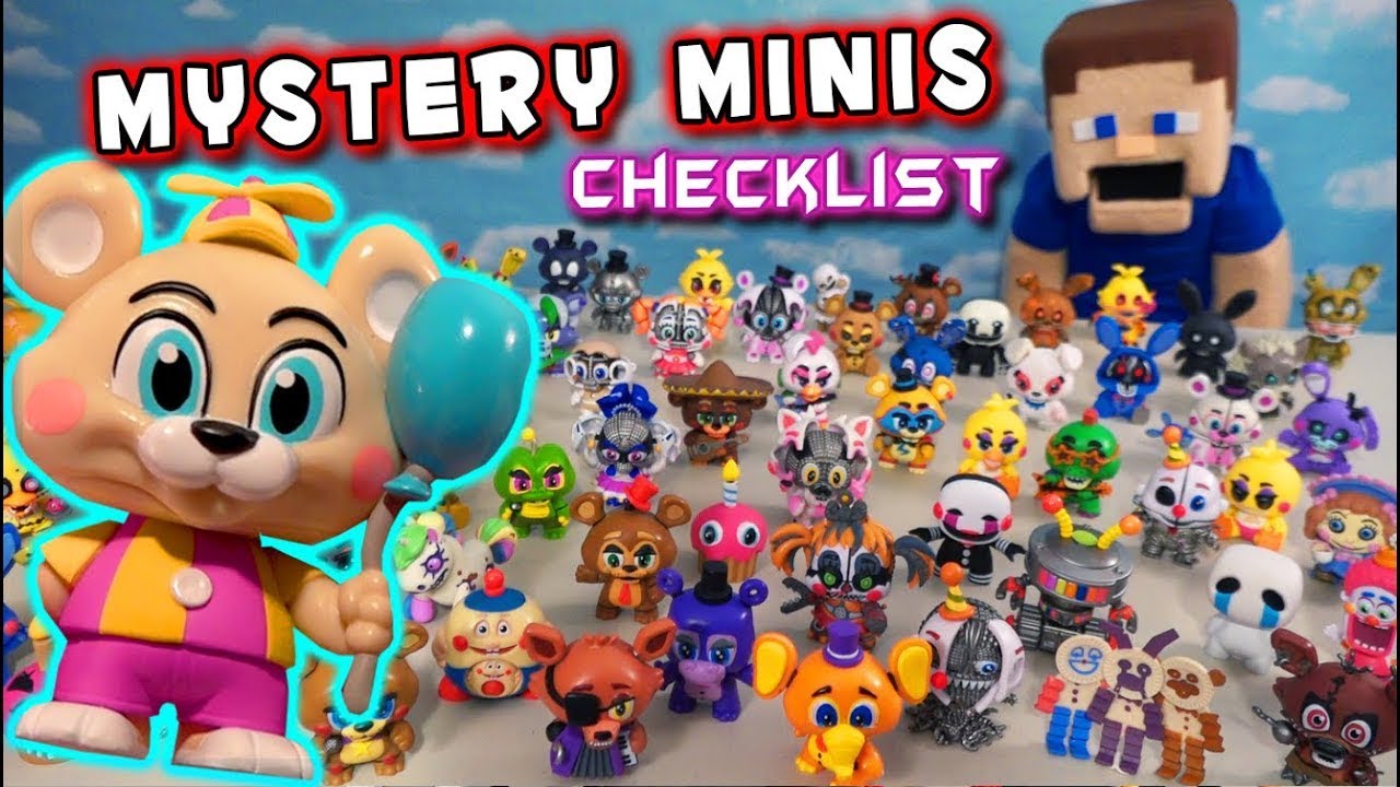 Полный список фигурок FNAF FUNKO Mystery Minis (2016-2024)