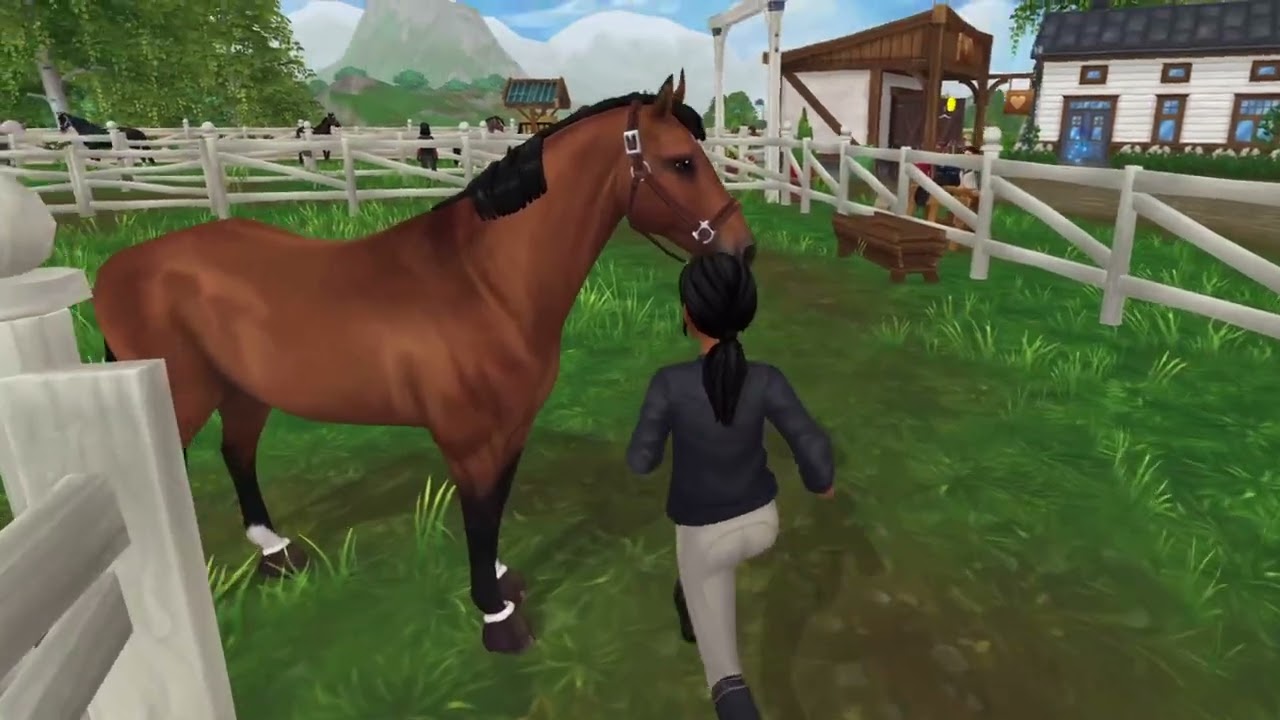 A day at the stable with my horse Mocha (+ a little surprise ;)) in Star Stable Online, SSO RRP 🐴