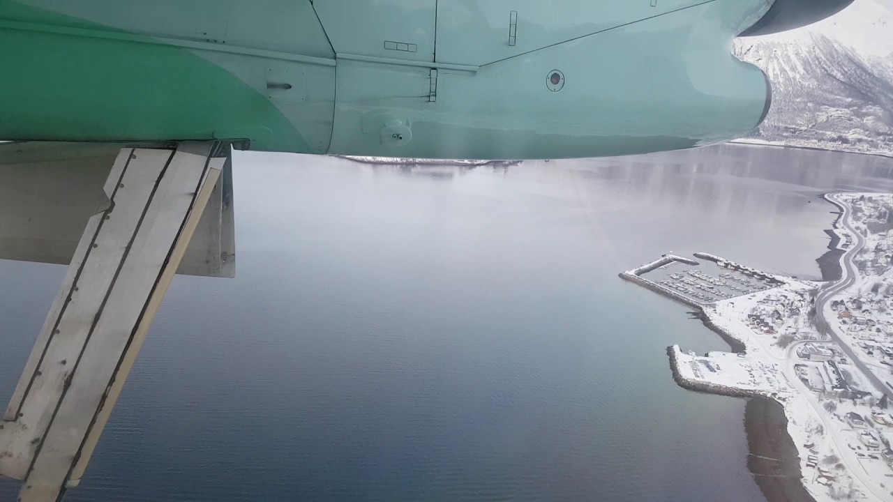 Siste landing på Narvik lufthavn, Framnes.