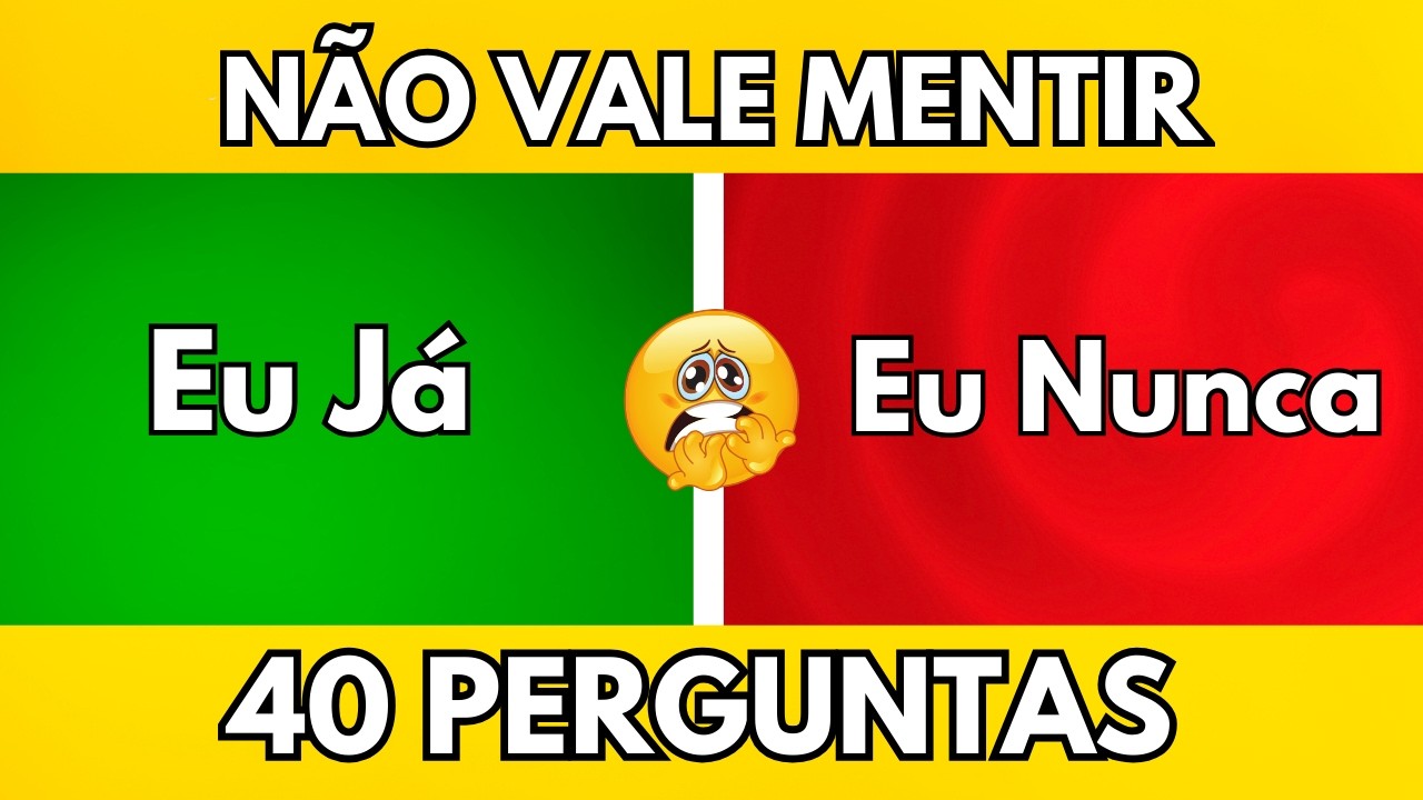 Você Já Fez Isso? 😱 | Desafio Eu Já, Eu Nunca 🤔🟥🟩 | Escolha um Botão | #QuizCulturaGeral 🚨