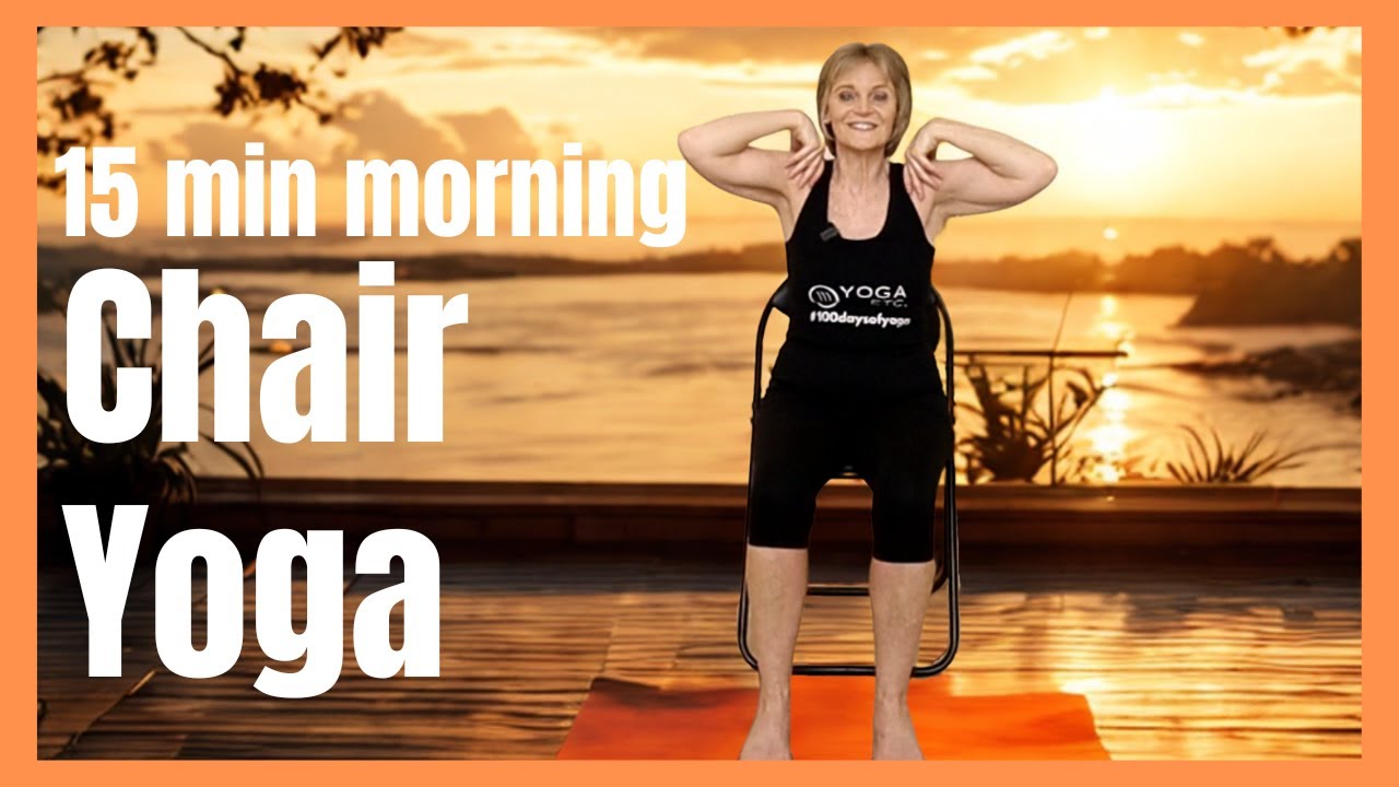 Beginner Chair Yoga for Mornings (15-Min Class) | Senior-Friendly & Great for Flexibility