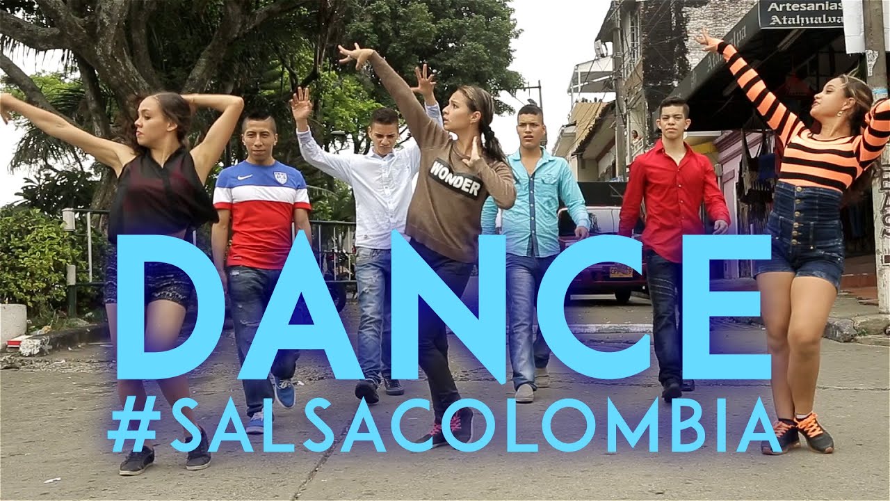 Salsa dancing cali colombia streets  - video