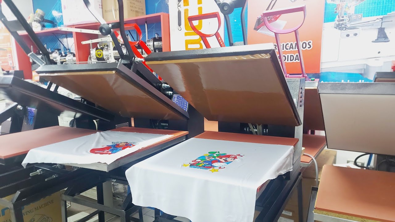 USO Y MANEJO DE PLANCHA TRANSFER  O ESTAMPADORA NACIONAL HD MAQITEX