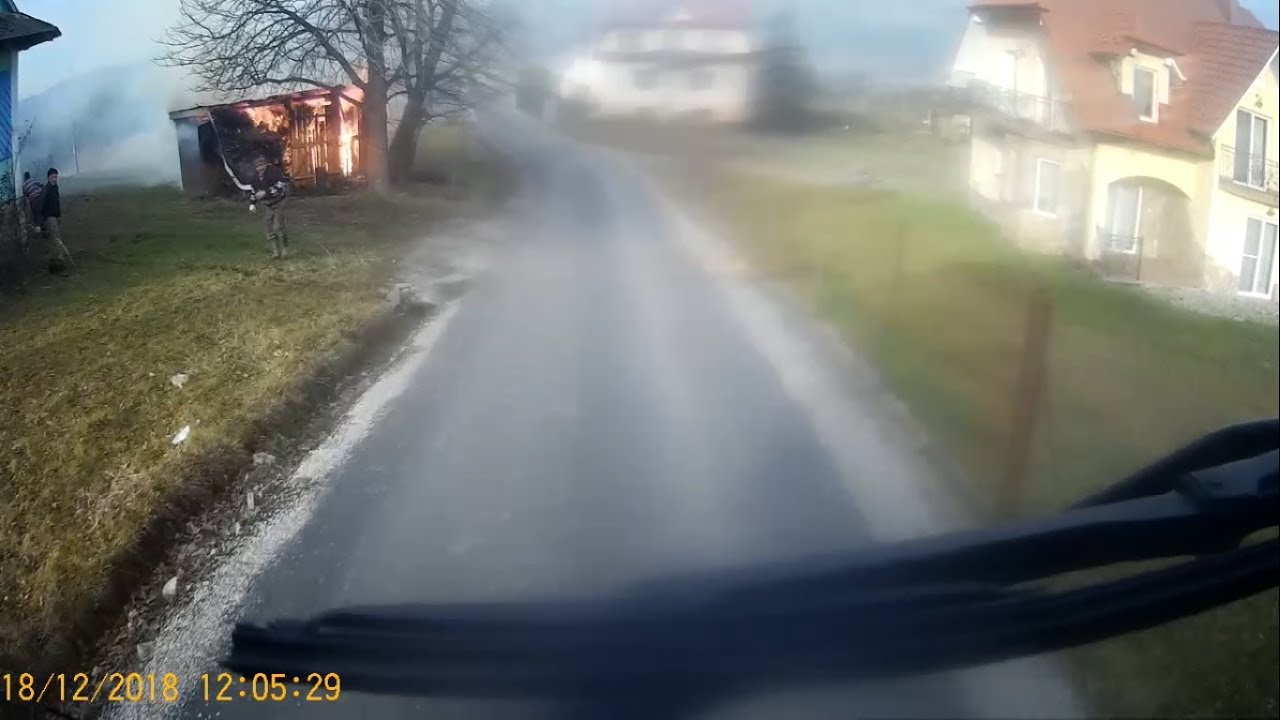 OSP Kasina Wielka pożar drewutni