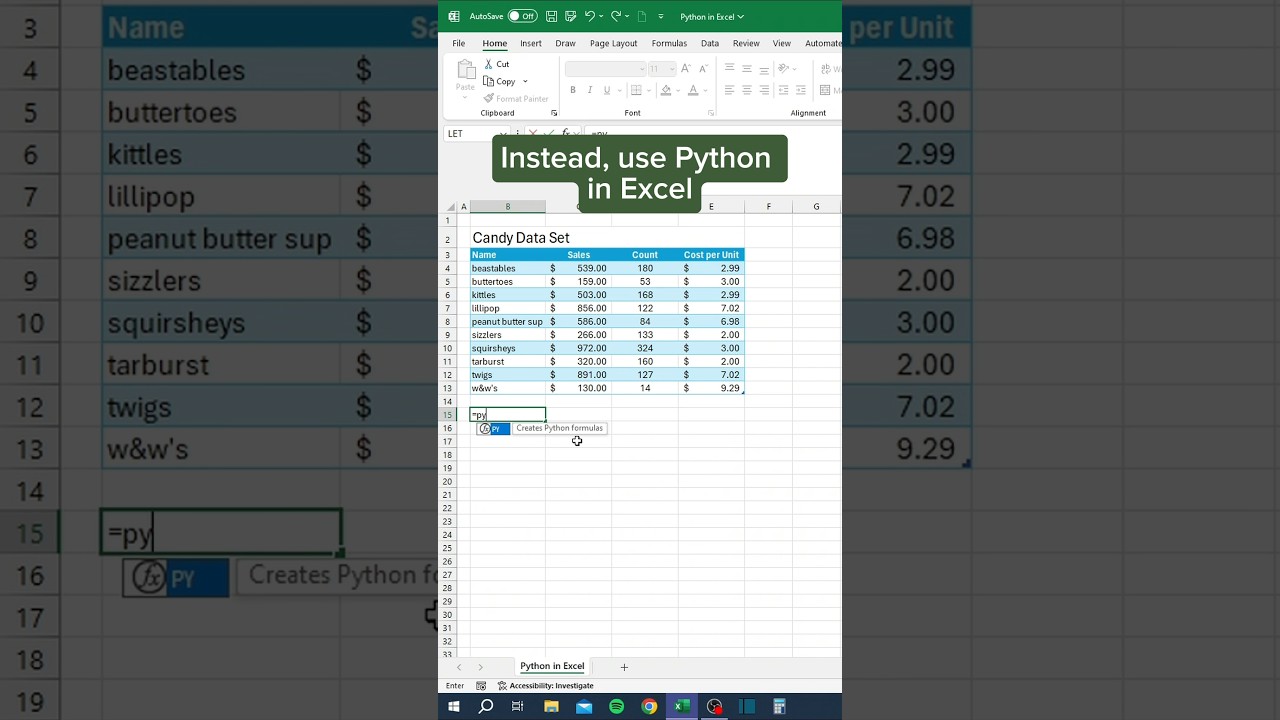 Python в Excel‼️ #excel #python
