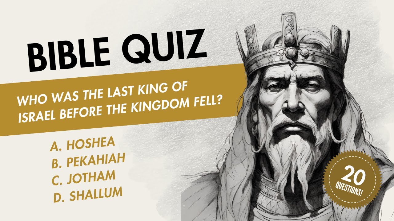 You Can't Get Them All Right | Bible in a Year Quiz | 1 Kings 1–21 #bibleinayear #biblestudy #bible