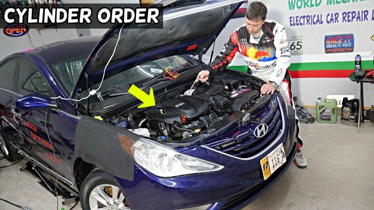 HYUNDAI SONATA CYLINDER ORDER NUMBER 1 2 3 4