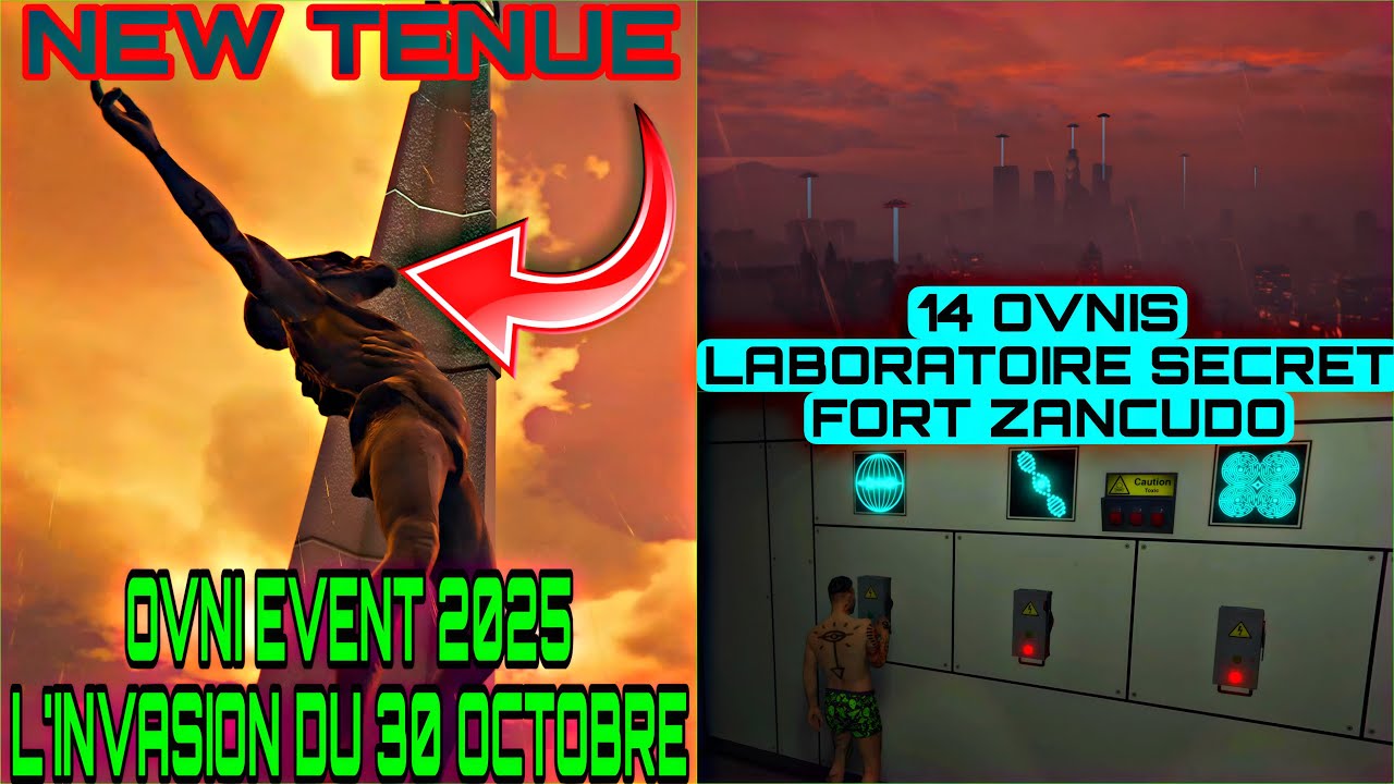 [GUIDE OVNI EVENT]DÉBLOQUER LA TENUE ALIEN DANS LE LABORATOIRE SECRET DU FORT ZANCUDO SUR GTA ONLINE