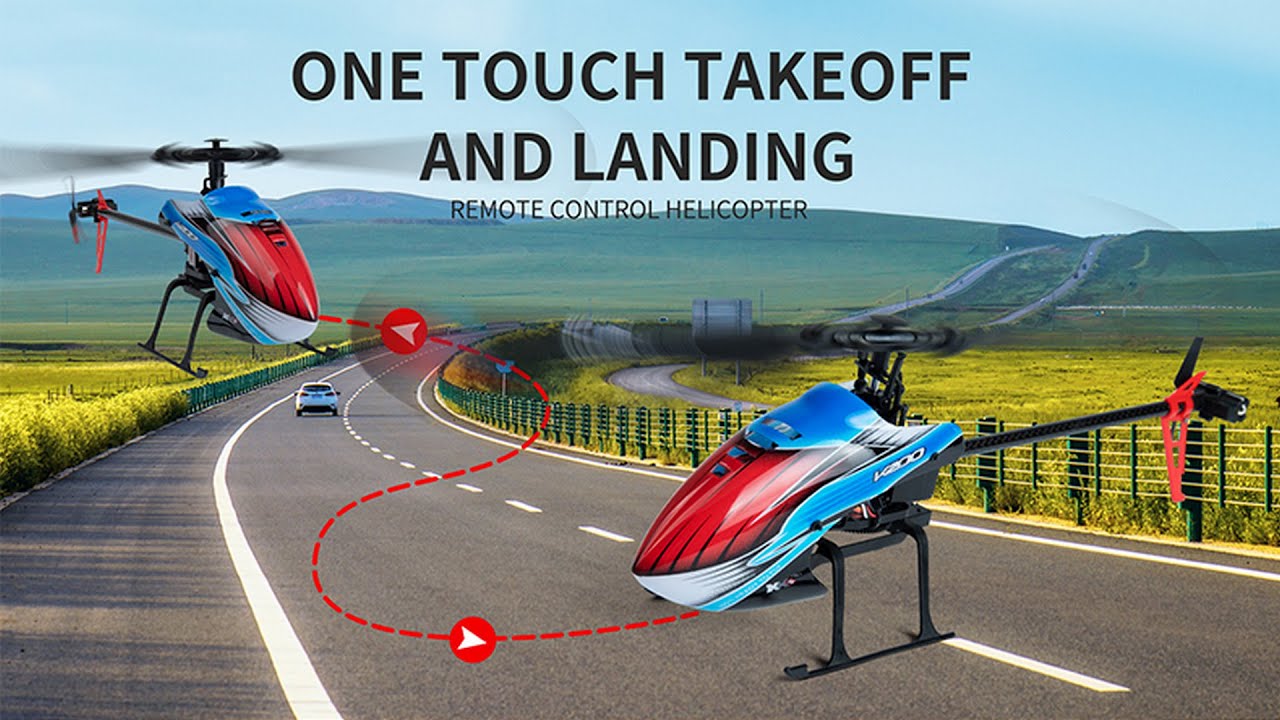 Neues RC Hubschraubermodell / Hubschrauber mit Fernbedienung / WLtoys XK K200