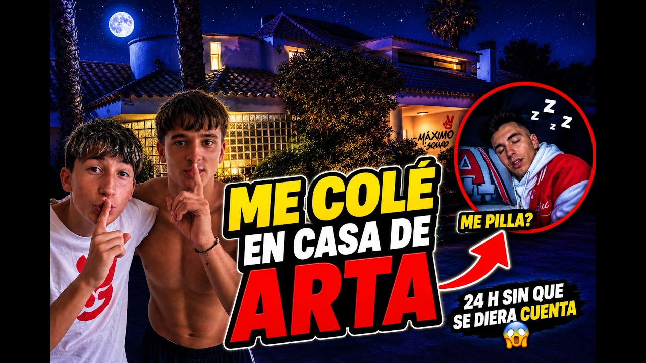 😱PAS&Eacute; LA NOCHE EN LA M&Aacute;XIMO HOUSE✌️😨