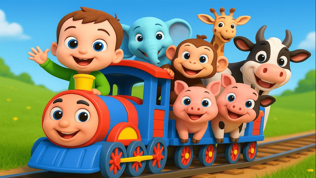 🎉Cine Merge cu Trenel? 🚂 | Desene si Cântece pentru Copii de la | BIKI TOONS🎶🌟