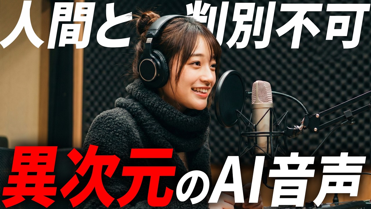 【無料】超リアルすぎる日本語AI音声がここまできた&hellip;