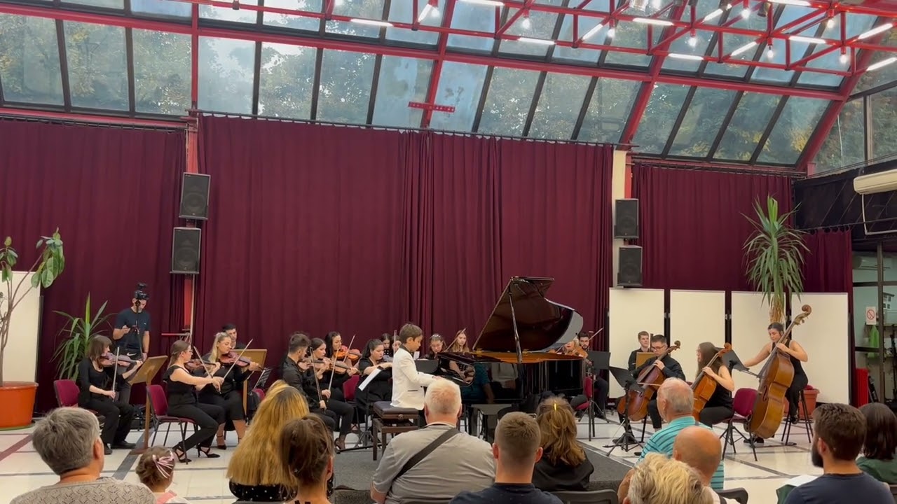 J. Haydn, Piano concerto in D-major, I mov. , Teodor Vujanic, 8 yo