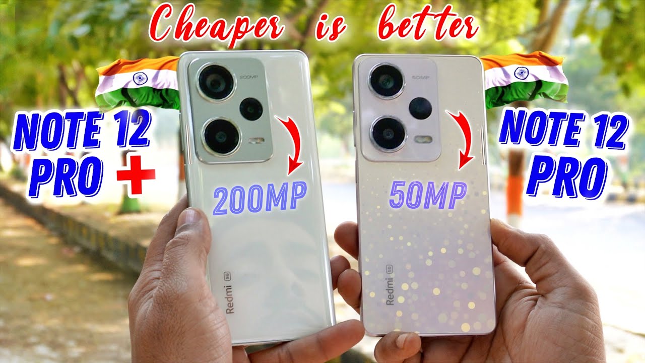 Redmi Note 12 Pro + 5G VS Redmi Note 12 Pro 5g : Full Comparison - Camera,Speed Test,Pubg & More