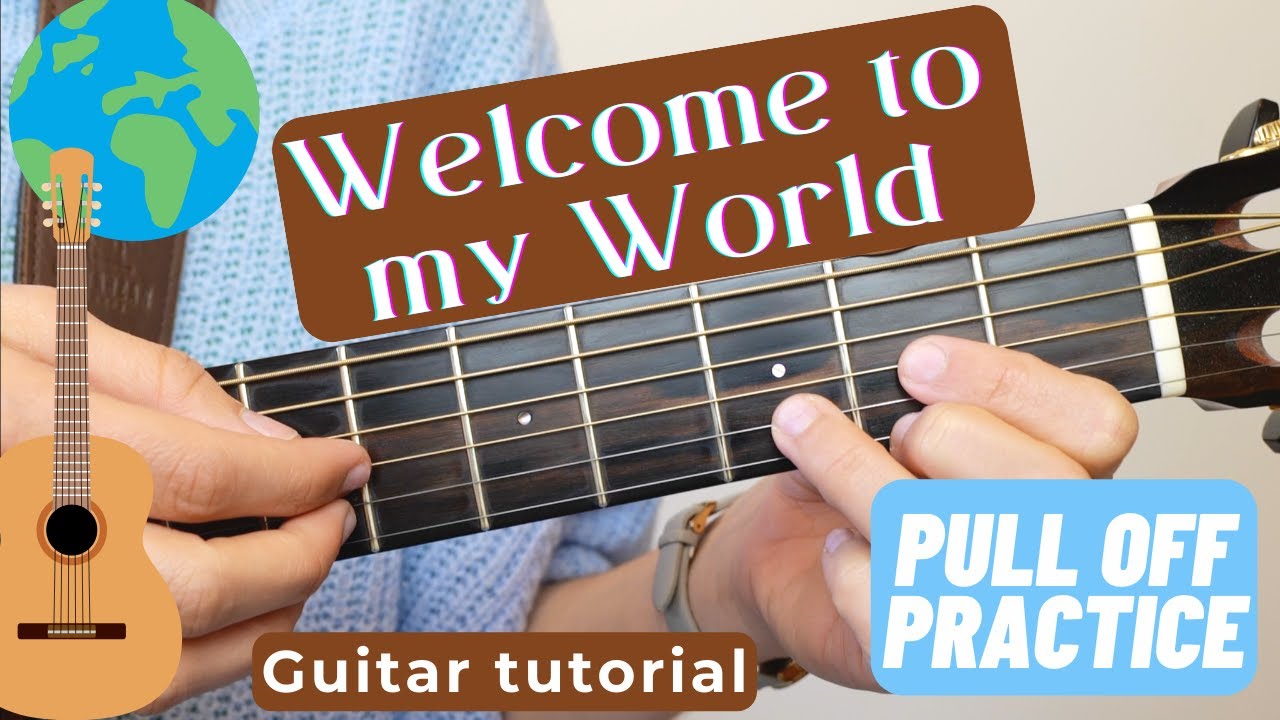 Jim Reeves - Welcome To My World Guitar Tutorial | Pull-Offs focus | Tab| Fingerpicking